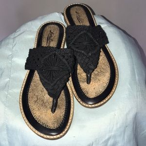 Lucky brand crotchet sandals